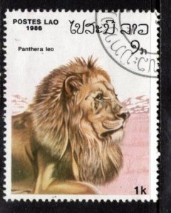 Laos - #708 Panthera leo - Used