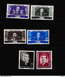 Romania 1935/39 Mi 4803/ 596-7 MH 15183