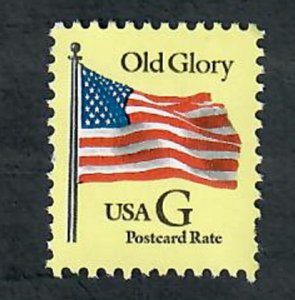 2879 G Old Glory PostCcrad Rate MNH single