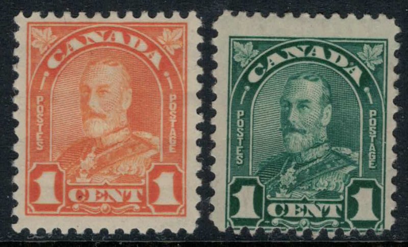 Canada #162-3*  CV $3.25