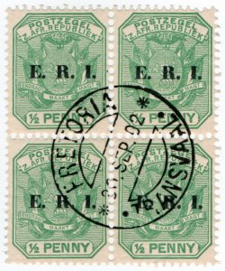 (I.B) Transvaal Postal : ERI Overprint ½d