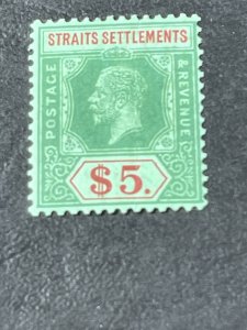STRAITS SETTLEMENTS # 167c--MINT/HINGED(SLIGHT VERTICAL CREASE)--SINGLE--1912-18