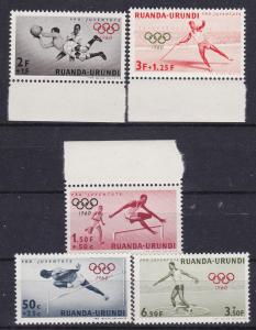 Ruanda-Urundi B26-30 1960 Olympic Games