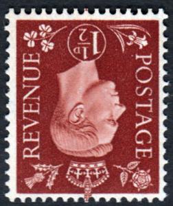 GB KGVI 1937 1.5d Red-Brown SG464Wi Wm Inverted Mint Never Hinged MNH UMM