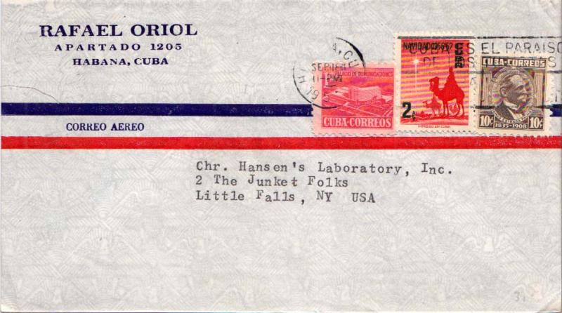 Cuba 1c Proposed Communications Building Postal Tax, 2c The three Wise Men Ch...