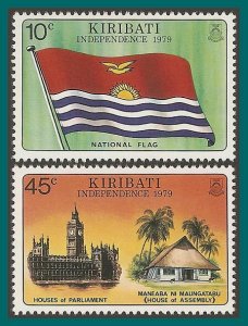 Kiribati 1979 Independence, MNH #325-326,SG84-SG85