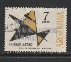 1965 Argentina - Sc C96 - used VF - 1 single - Symbolic Plane