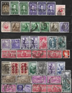 COLLECTION LOT OF 43 ITALY 1937+ CV + $33 CLEARANCE