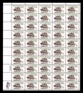 U.S. #1934 Frederic Remington - Sheet of 50 - OGNH - - VF - CV$17.95 (ESP#524)