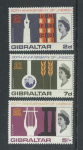 Gibraltar 183-85  MNH