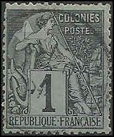 French Colonies  - 46 - Used - SCV-4.75