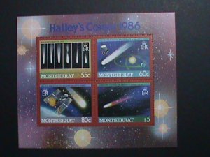 MONTSERRAT-1986- HALLEY'S COMET 1986 MNH S/S SHEET VF- WE SHIP TO WORLD WIDE