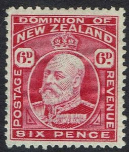 NEW ZEALAND 1909 KEVII 6D PERF 14 