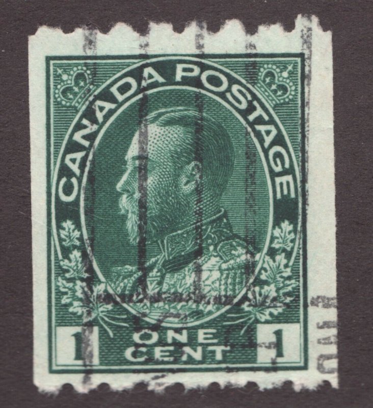 #123 - Canada - 1c - 1913 - Admiral Coil Pf 8 - Used - F+ - superfleas - cv$60 