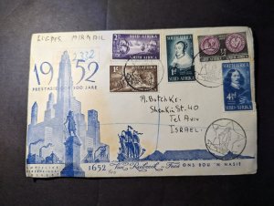 1952 South Africa Airmail Cover to Tel Aviv Israel