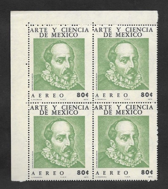 SE)1972 MEXICO  ART AND SCIENCE OF MEXICO, JUAN LUIS DE ALARCÓN 80C SCT C397,