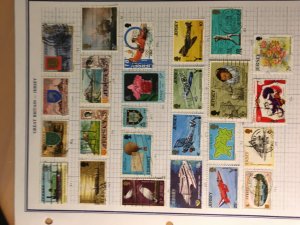 Collection of Great Britain stamps