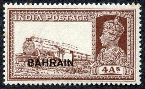 Bahrain SG28 4a India opt BAHRAIN M/M (gum bend and couple of tone spots) Cat 1 