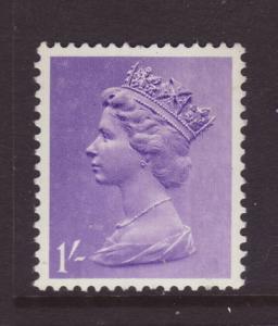 1967 GB 1/- QE2 Defin U/M
