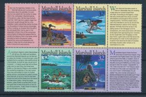 [27967] Marshall Islands 1996 Birds Vögel Oiseaux Ucelli Octopus Fables MNH