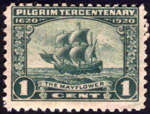 SC#548 1¢ Pilgrim Tercentenary (1920) MNH*