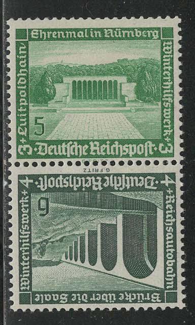 Germany Scott # B95, B96, mint nh, tete beche, Mi# SK29