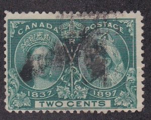 Canada # 52, Queen Victoria Jubilee, Used, 1/3 Cat.