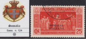 Italy Somalia - Sassone n. 124 used