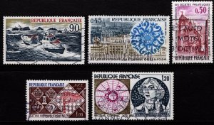 France 1974 various single stamp commemoratives [Used]