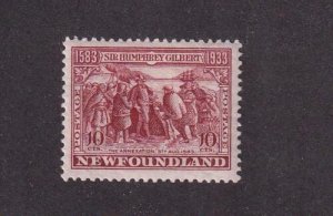 NEWFOUNDLAND # 217 VF-MH CAT VALUE $25 