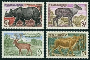 CAMBODIA Sc#295-298 Domestic Animals (1972) MNH