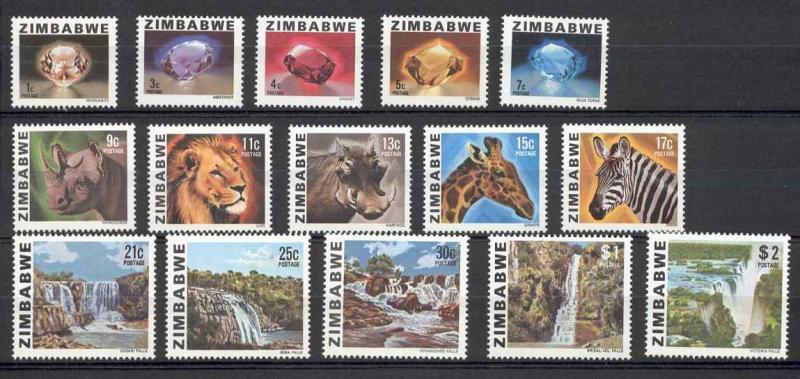 Zimbabwe - Mi. 227-41 (Animals) - Postfis - L6580