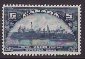 Canada-Sc#202- id8-unused NH og 5c Parliament-1933-  