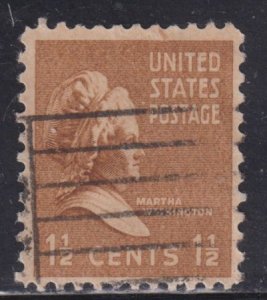 United States 805 Martha Washington 1938