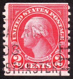 1923, US 2c Washington, Used, Sc 599