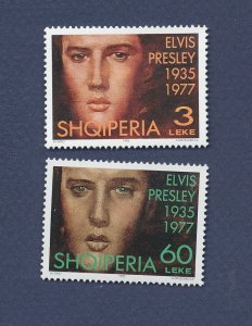 ALBANIA - Scott 2498-2499 - MNH - ELVIS - 1995