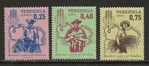 Venezuela Scott Cat # 832 & C826-C827 Mint NH