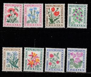 France 1964-71  Scott No. J98-105  (N*) Postage due / Complet