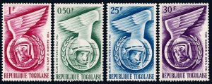 1961 TOGO Space Astronauts Gagarin Shepard Grissom Titov MNH** Set 17338-