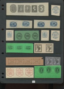 PREMIUM LOT OF LOCALS & CARRIERS' STAMPS REPRINTS & MORE W/MANY BETTER ITEMS!