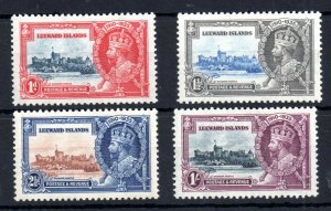 Leeward Islands 1935 Silver Jubilee LHM set #88-91 WS14648