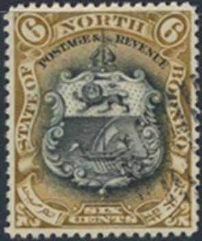 North Borneo  SG 101 Used  perf 14 please see scan & details