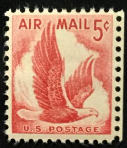 US #C50 *MXLH* Single Red Eagle SCV $.25 L21