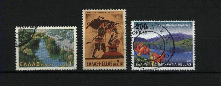 Greece  3 different  used PD