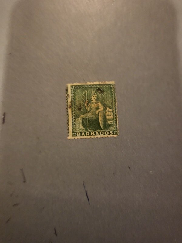 Stamps Barbados  Scott #15 used