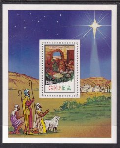 Ghana 821 Christmas Souvenir Sheet MNH VF