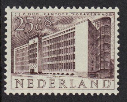 Netherlands  #B280  MNH  1955 Cultural welfare buildings 25+ 8c