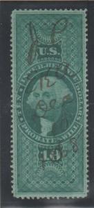 U.S. Scott #R96c Revenue Stamp - Used Single