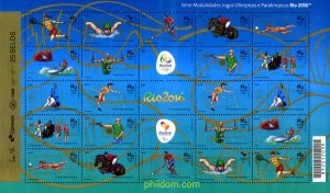 358456 MNH BRASIL 2015 31 JUEGOS DE LA OLIMPIADA DE VERANO RIO 2016