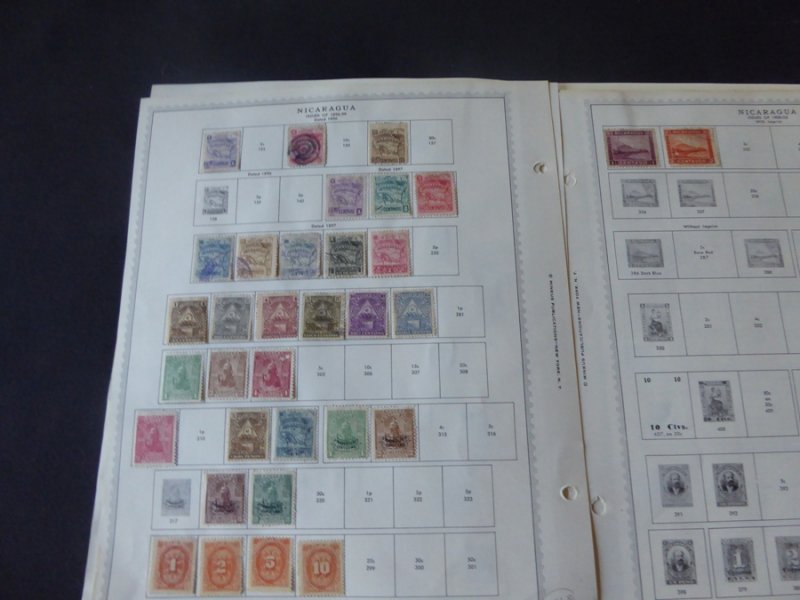 Nicaragua 1862-1974 Stamp Collection on Album Pages​